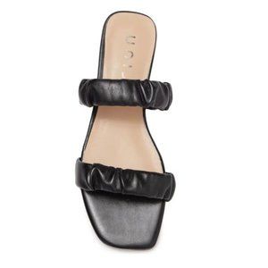 Unisa Black Strap Slide Sandal